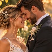 Sarah and Tom at their ceremony